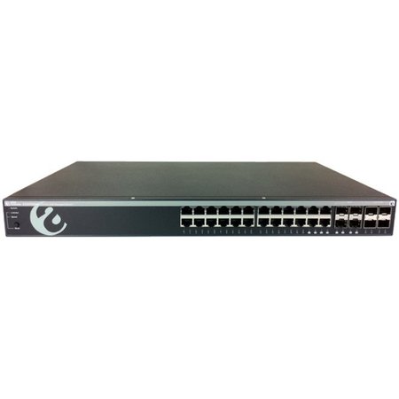 AMER NETWORKS Stackable 24 Port Gigabit Layer 2 Switch w/ 4 10G Sfp+ SS2GR2024I